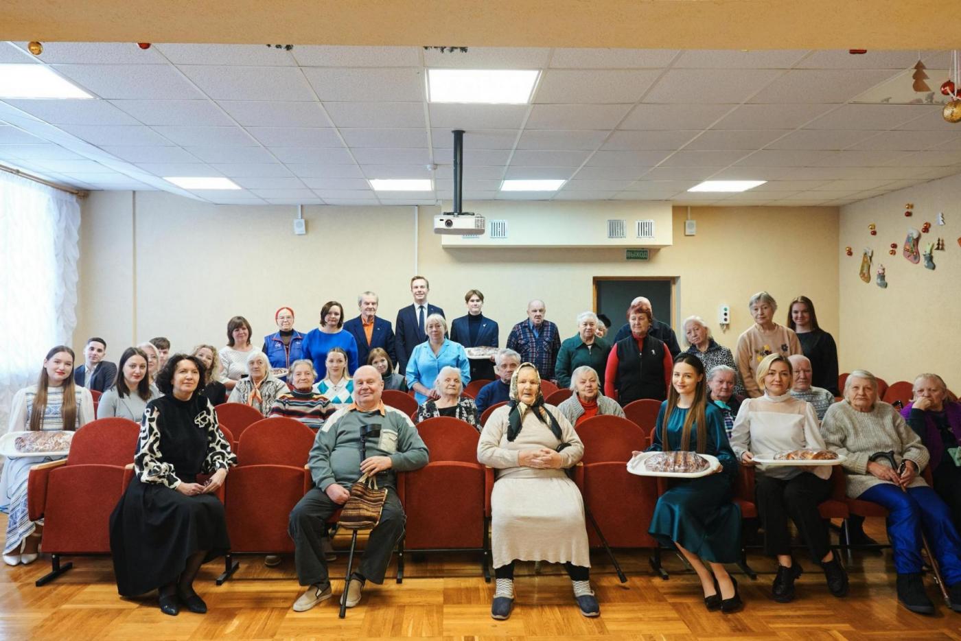 Акция «Студенчество БНТУ – ветеранам» в городском доме-интернате для ветеранов войны и труда «Світанак»